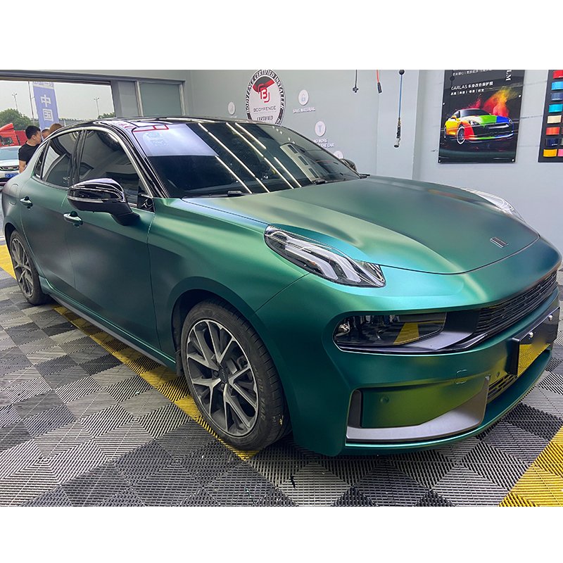 CARLAS 1.52*18m Matte Metallic Car Vinyl Wrap Roll PVC Wrapping Film Satin Matte Film Car Paint Protect