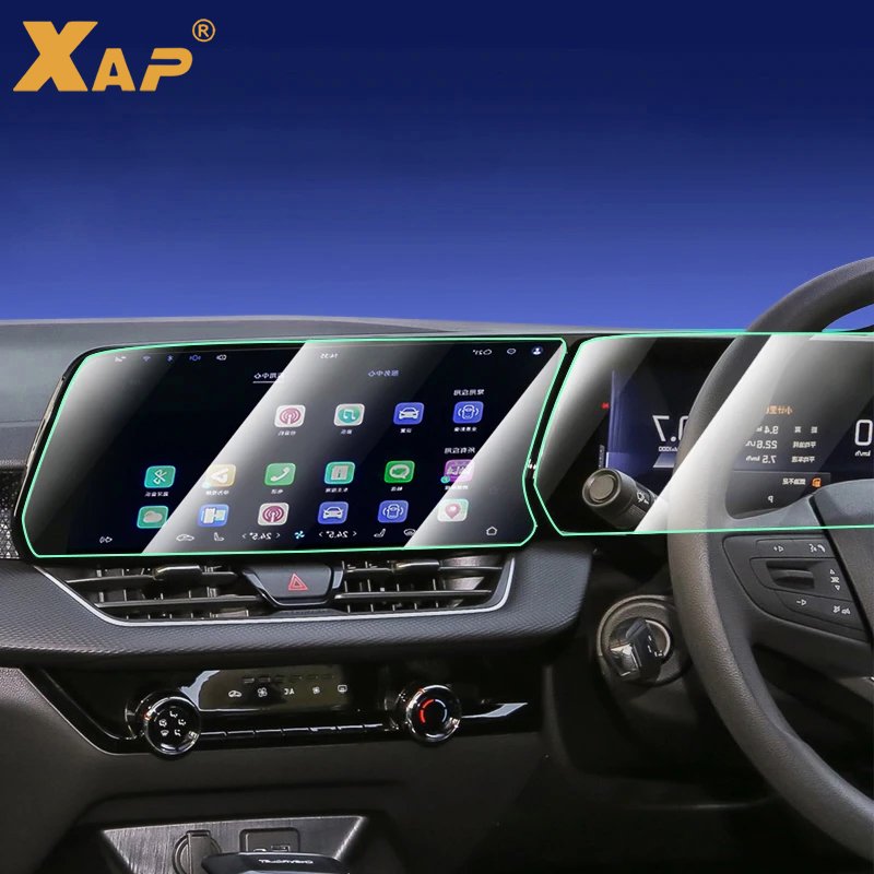 Glass Tempered Film for Chevrolet Monza 2023 Car Interior Navigator Multimedia 10.25 inch Touch Screen Speed Meter Protect Film