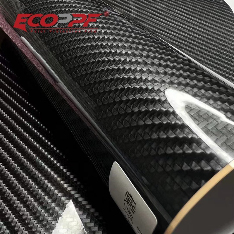 N ew Item TPU PPF Glossy Black Color Car Carbon Fiber Paint Surface Protection Film