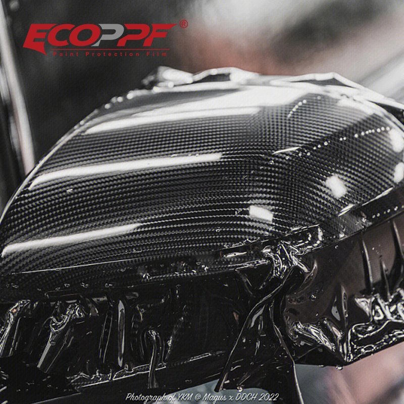 N ew Item TPU PPF Glossy Black Color Car Carbon Fiber Paint Surface Protection Film
