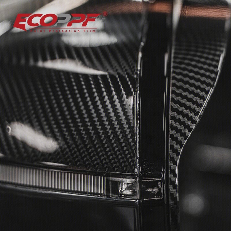 N ew Item TPU PPF Glossy Black Color Car Carbon Fiber Paint Surface Protection Film