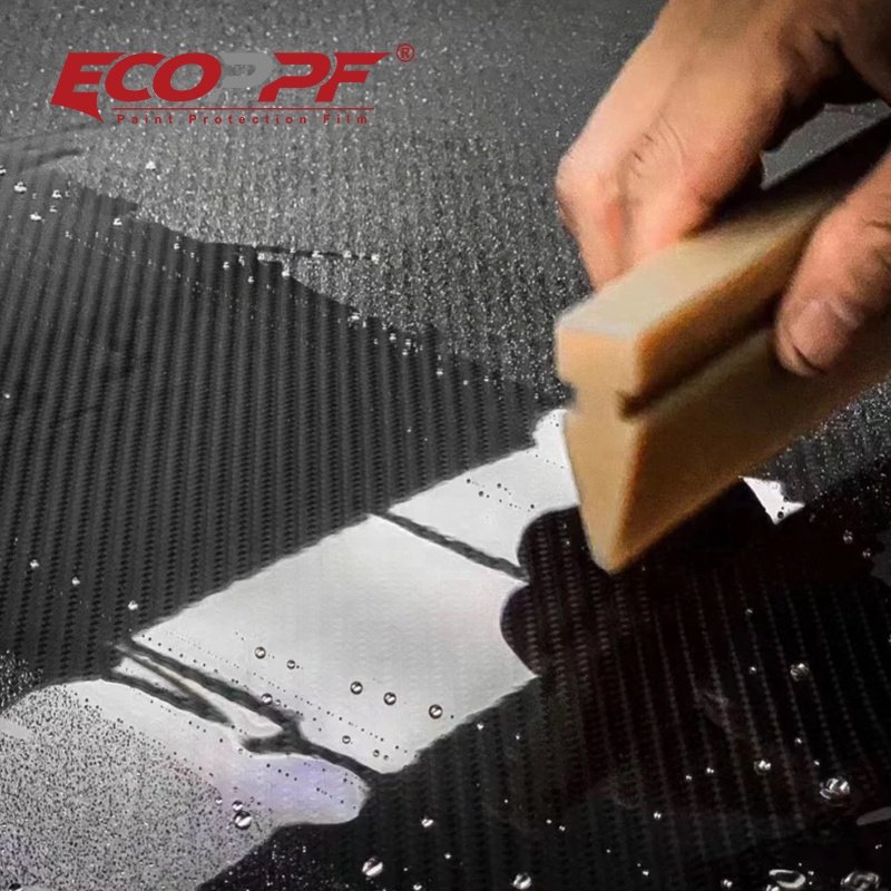 N ew Item TPU PPF Glossy Black Color Car Carbon Fiber Paint Surface Protection Film