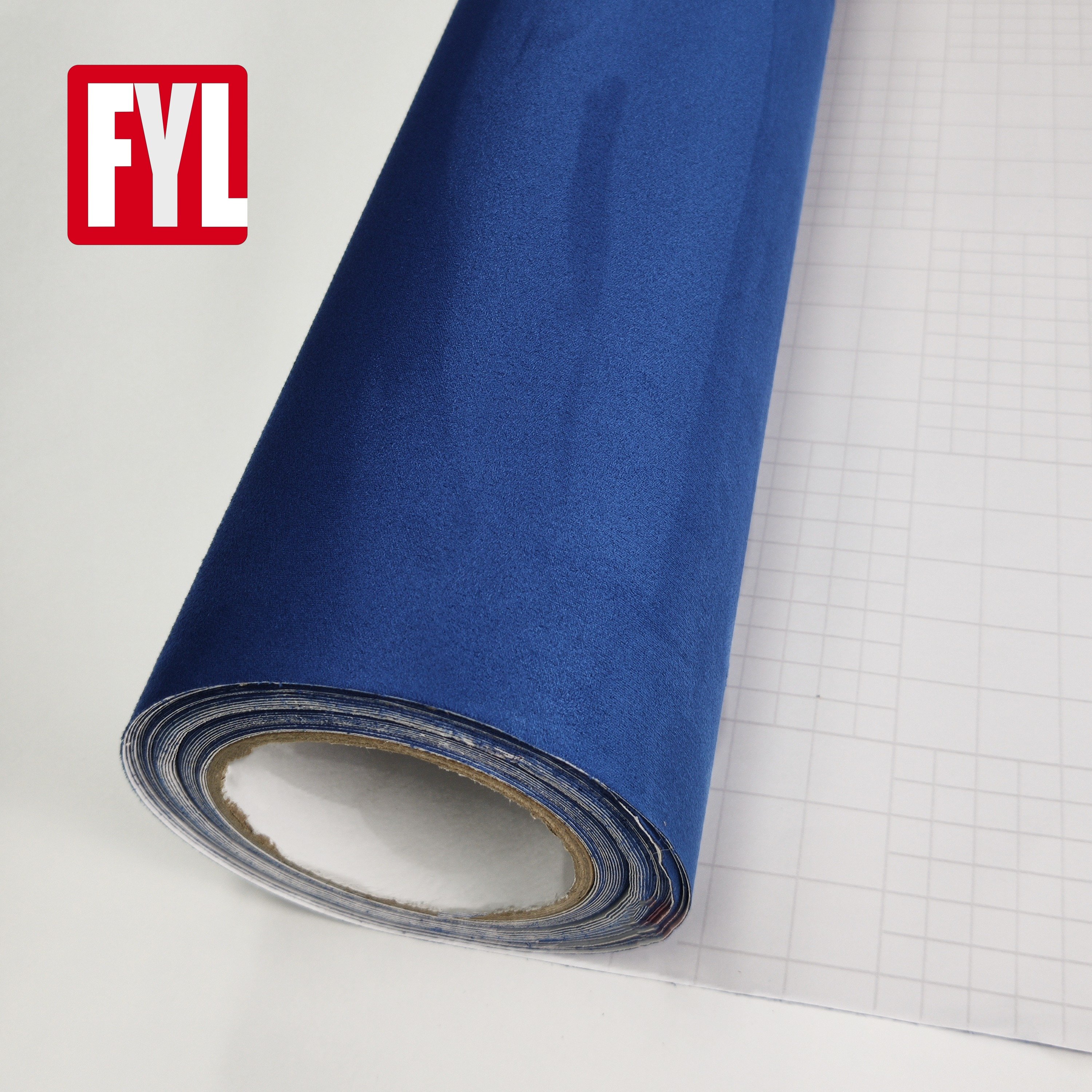 Hot sales Popular high soft car sticker 1.52*15 suede fabric film wrap vinyl car