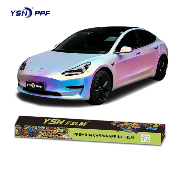 YSH High gloss car body film PPF auto clear ppf PET film anti scratch wrap vinyl tint decorative car film