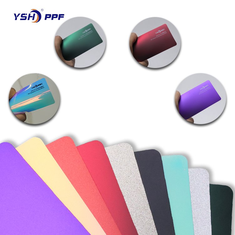YSH High gloss car body film PPF auto clear ppf PET film anti scratch wrap vinyl tint decorative car film