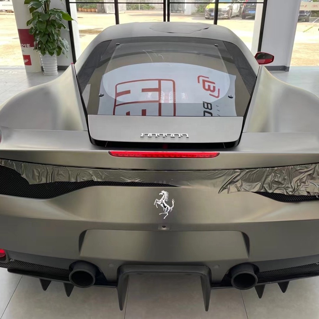 Autoface 60"x50" Car Chrome Film Self-Healing Anti-Yellowing 5-10 Years Warranty Logo Shape Roll for Paint Protection
