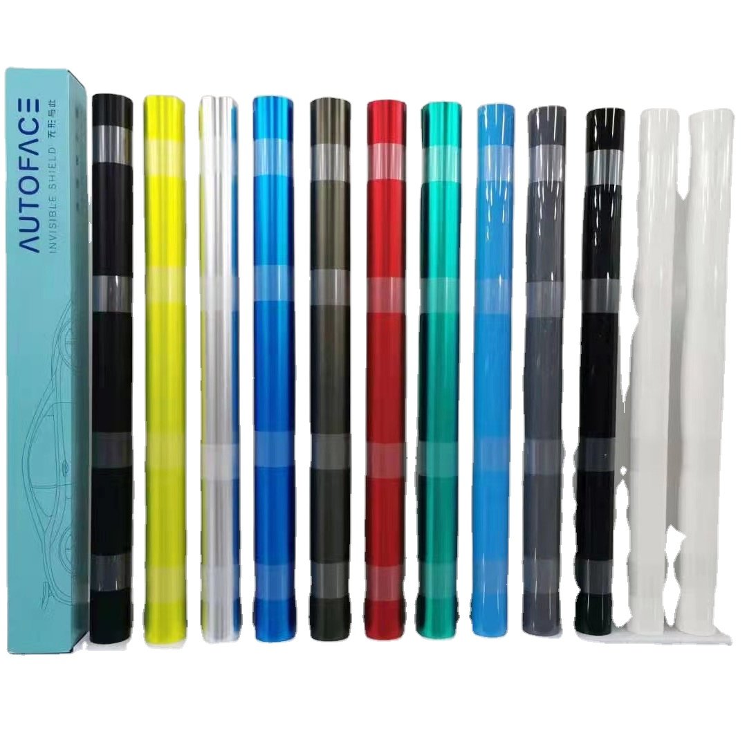 Autoface 60"x50" Car Chrome Film Self-Healing Anti-Yellowing 5-10 Years Warranty Logo Shape Roll for Paint Protection