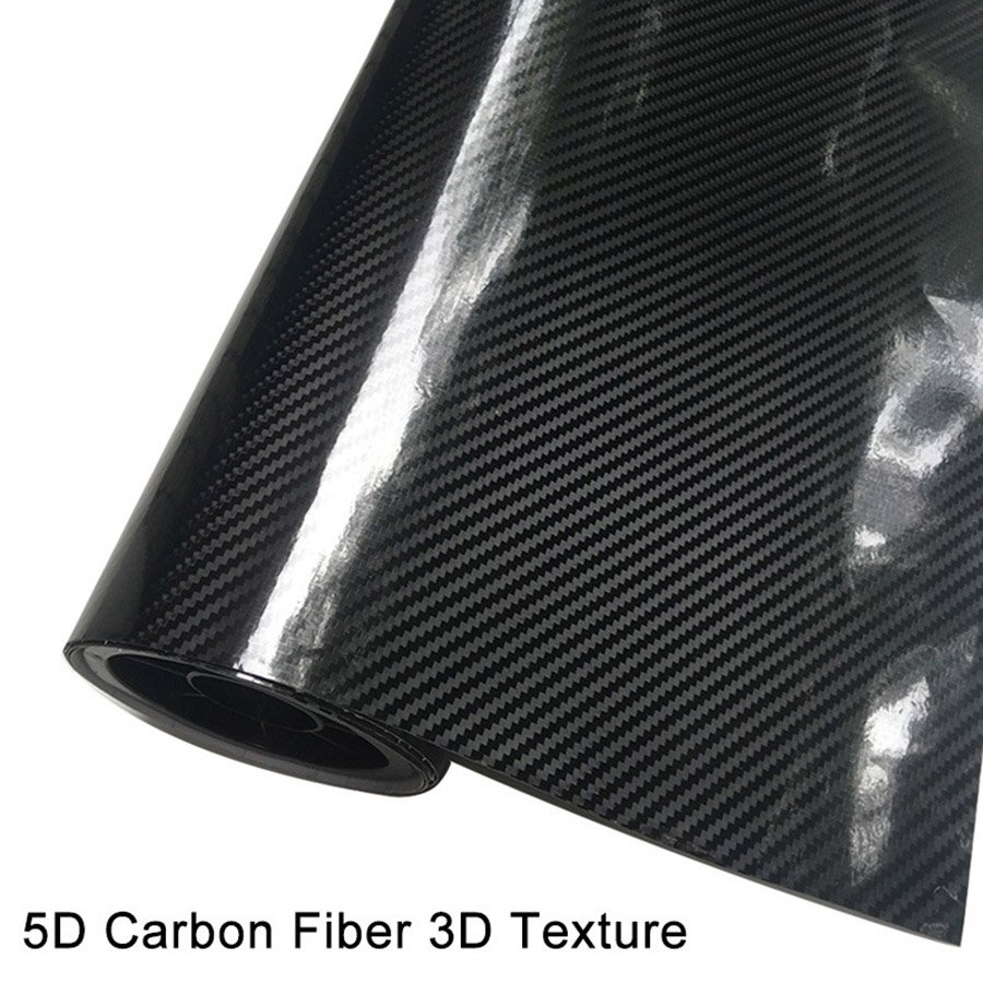 3D Waterproof Carbon Fiber Vinyl Car Wrap Sheet Roll Film Stickers Decal Paper