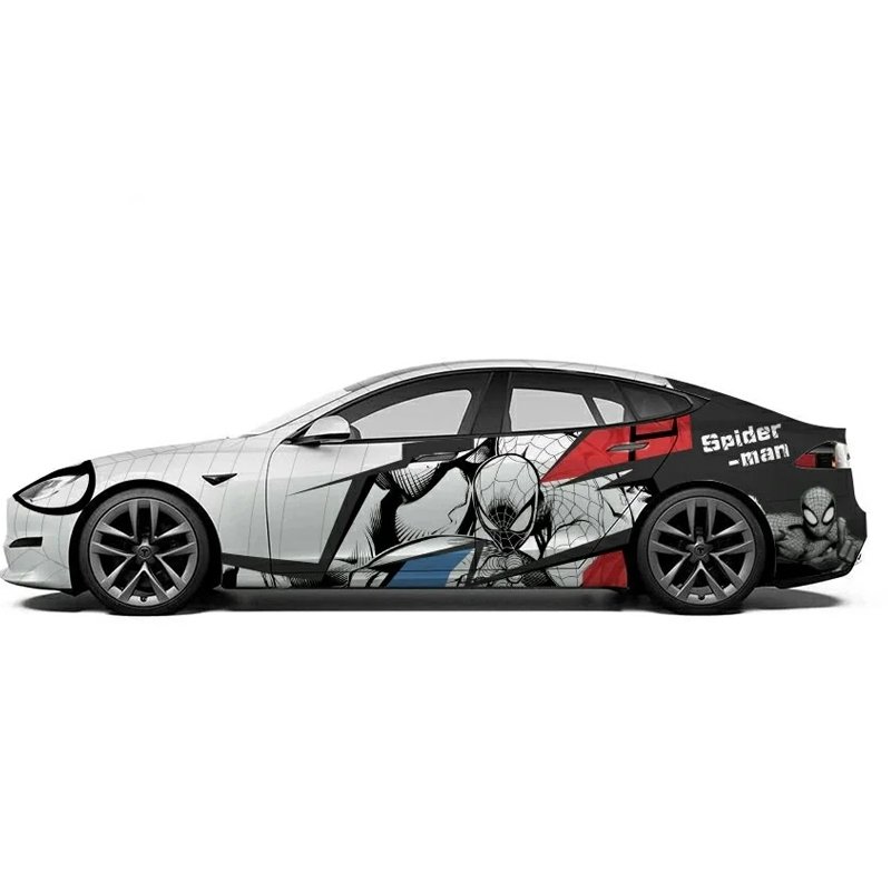 High Quality Custom design Car Film Auto Full Body Car Sticker Cartoon pattern self-adhesive vinyl car wrap vinyl
