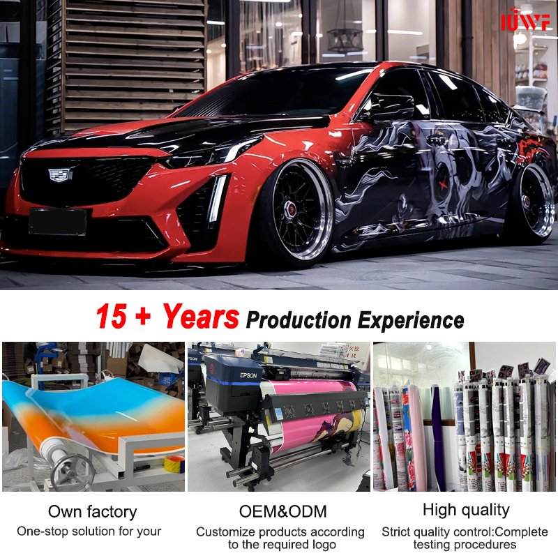 High Quality Custom design Car Film Auto Full Body Car Sticker Cartoon pattern self-adhesive vinyl car wrap vinyl