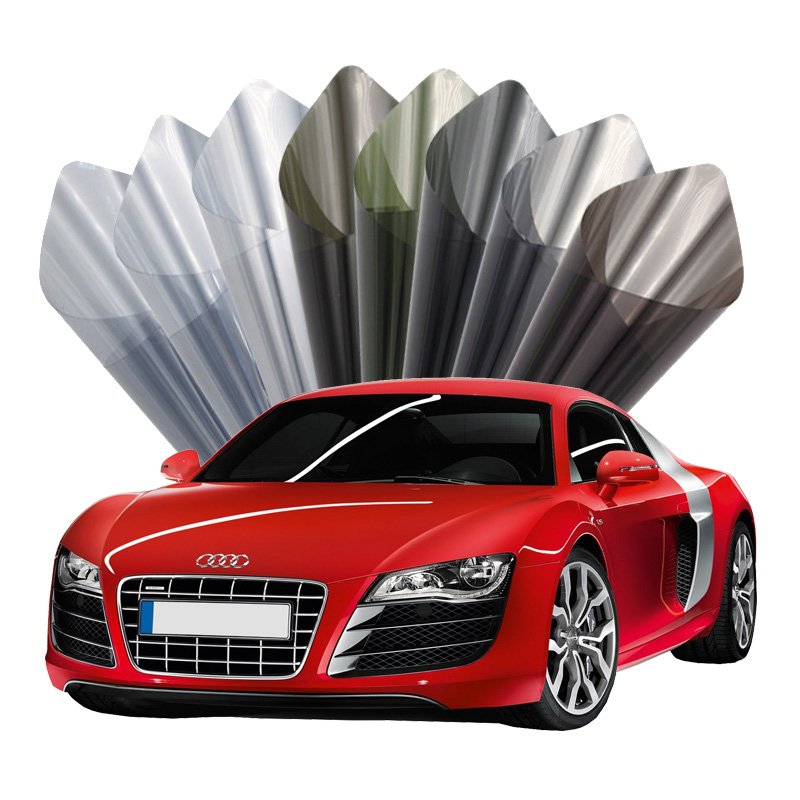 UV blocking RR94% Dark Black Explosion-proof Protection Film Anti-heat Nano Ceramic Anti Shatter Car Solar Window Tint Film