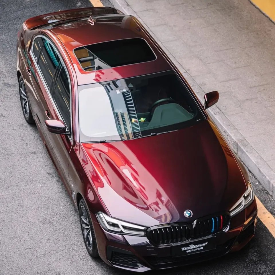 Factory Wholesale Auto Vinyl metallic car wrap vinyl Sticker rolls