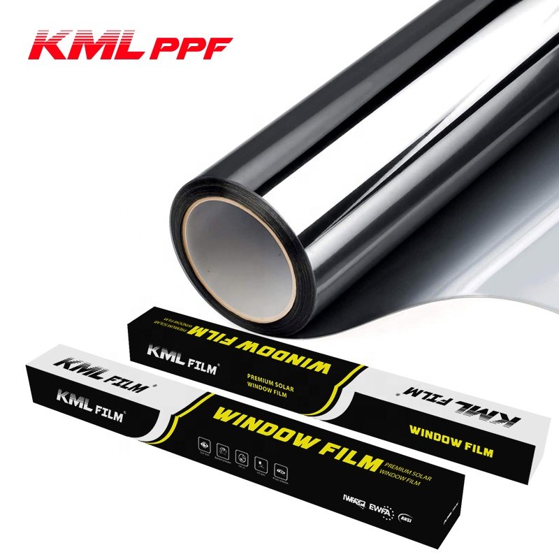 DARK BLACK WINDOW FILM SELF ADHESIVE CARBON FILM PET MATERIAL CAR FILM FOR REAR AND SIDE WINDOW.