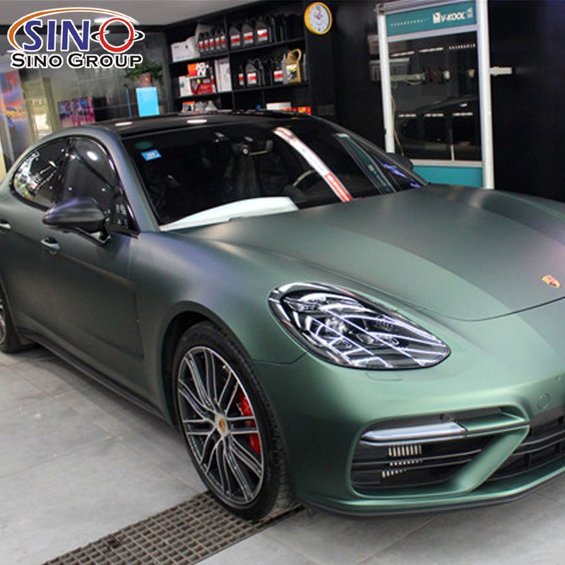 Super Matte Film Green Chrome Wrap Car Matte Sticker Vinyl