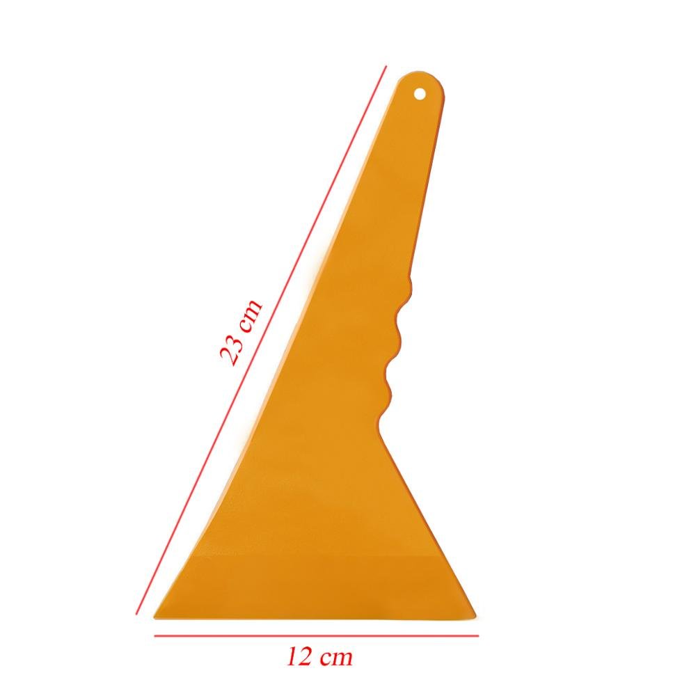 vinyl wrap squeegee Car Vinyl Film Wraps Applicator Tools Small Yellow Hand Plastic Squeegee Quality & Durable A01