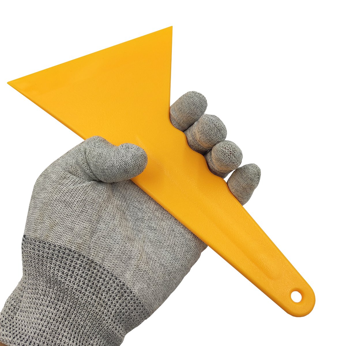 vinyl wrap squeegee Car Vinyl Film Wraps Applicator Tools Small Yellow Hand Plastic Squeegee Quality & Durable A01