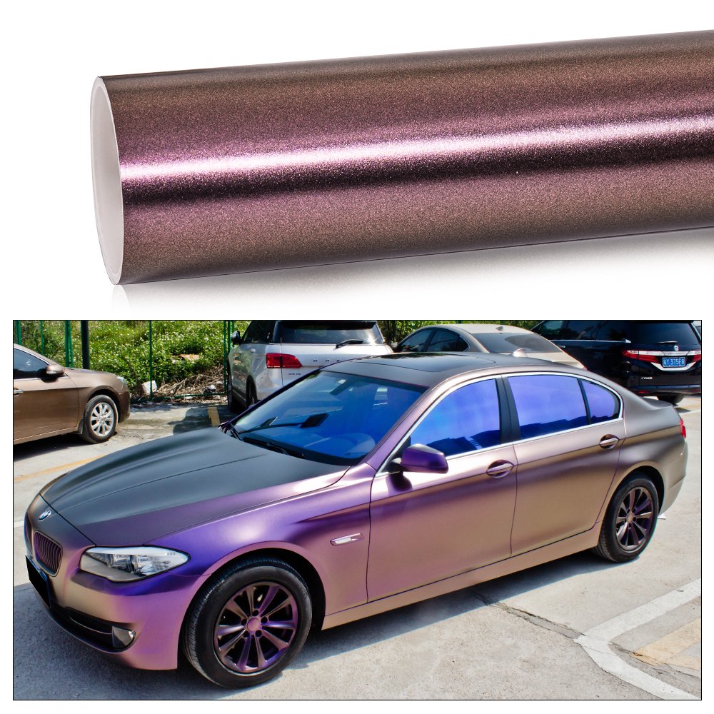 CARLAS 1.52*17m/roll Car Diamond Chameleon Series Vinyl Wrap Film Stickers Vehicle Color Changing Film Wrapping Film