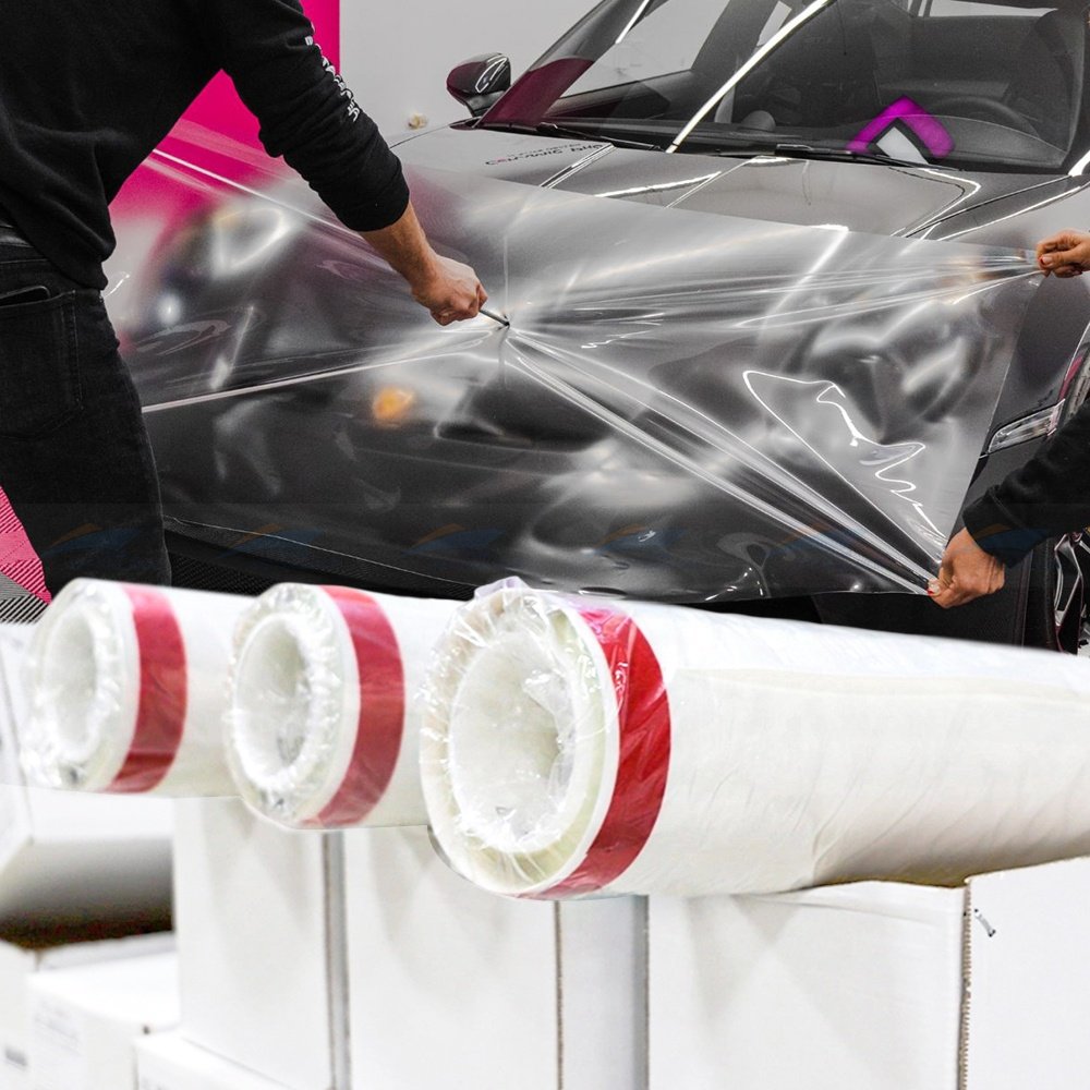 Customized Factory TPU-TK150 Transparent Car Wrap Film, Hydrophobic PPF Paint Protection Polyurethane Film For Automotive