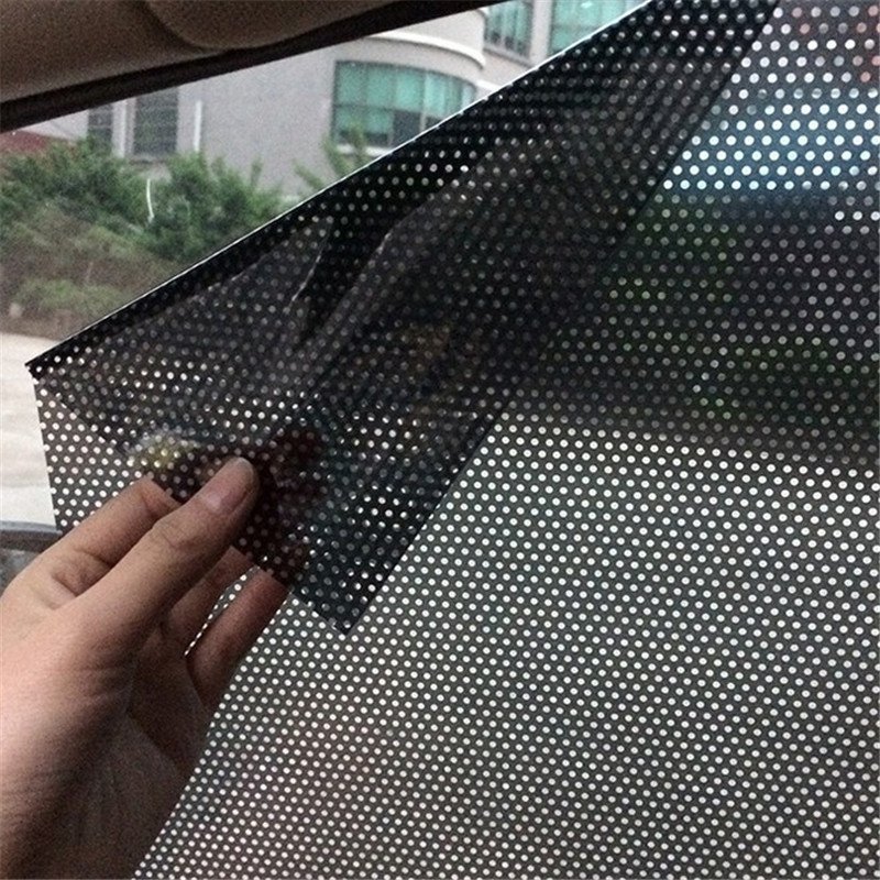 Car sunshade anti-static sunscreen heat insulation car window film side window sunshade curtain dot mesh mesh film