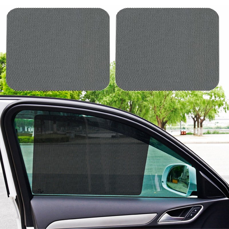 Car sunshade anti-static sunscreen heat insulation car window film side window sunshade curtain dot mesh mesh film