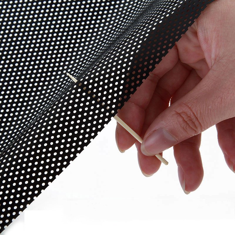 Car sunshade anti-static sunscreen heat insulation car window film side window sunshade curtain dot mesh mesh film