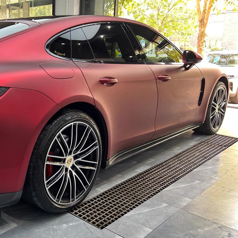 18m PET Super Removable Ghost Chrome Matte Metallic Romanee Red Waterproof PVC Car Vinyl Wrapping PPF Films