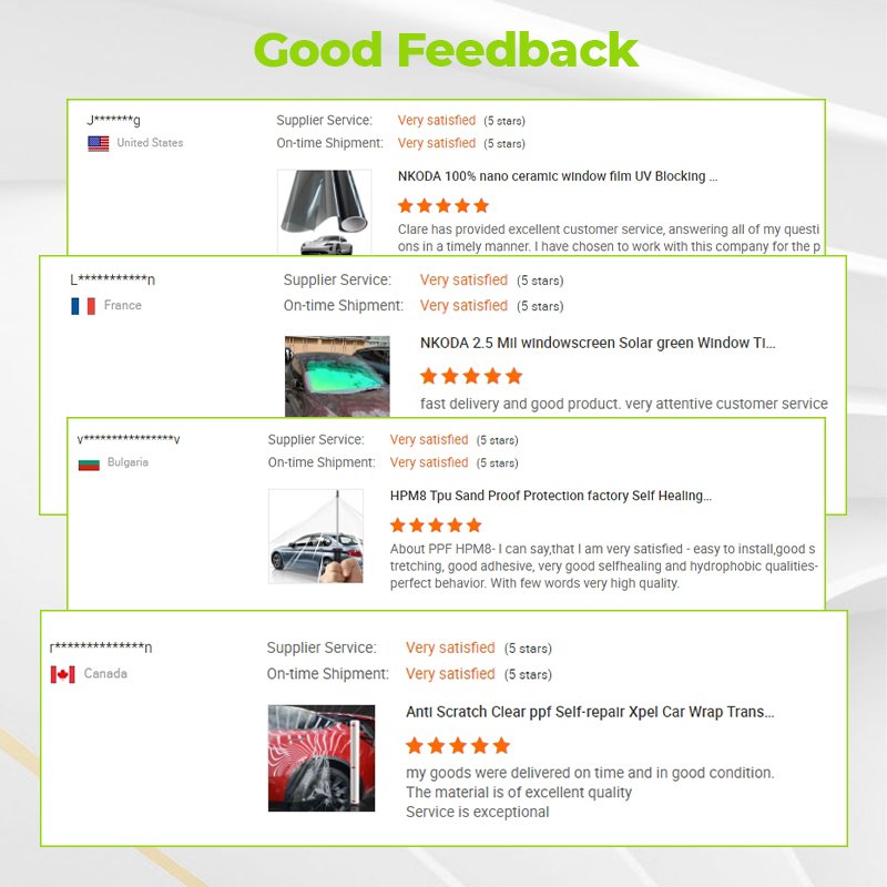NKODA Super Gloss Auto-repaired Transparent Auto Paint Protective PPF Protective TPU PPF Car Film car accessories