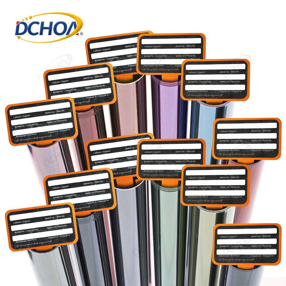 DCHOA Labeling MediaCard Vinyl Film Window Tint For Automotive Film Rolls Organization Applications