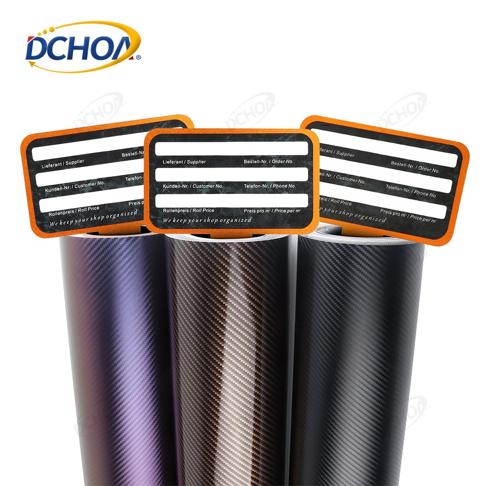 DCHOA Labeling MediaCard Vinyl Film Window Tint For Automotive Film Rolls Organization Applications