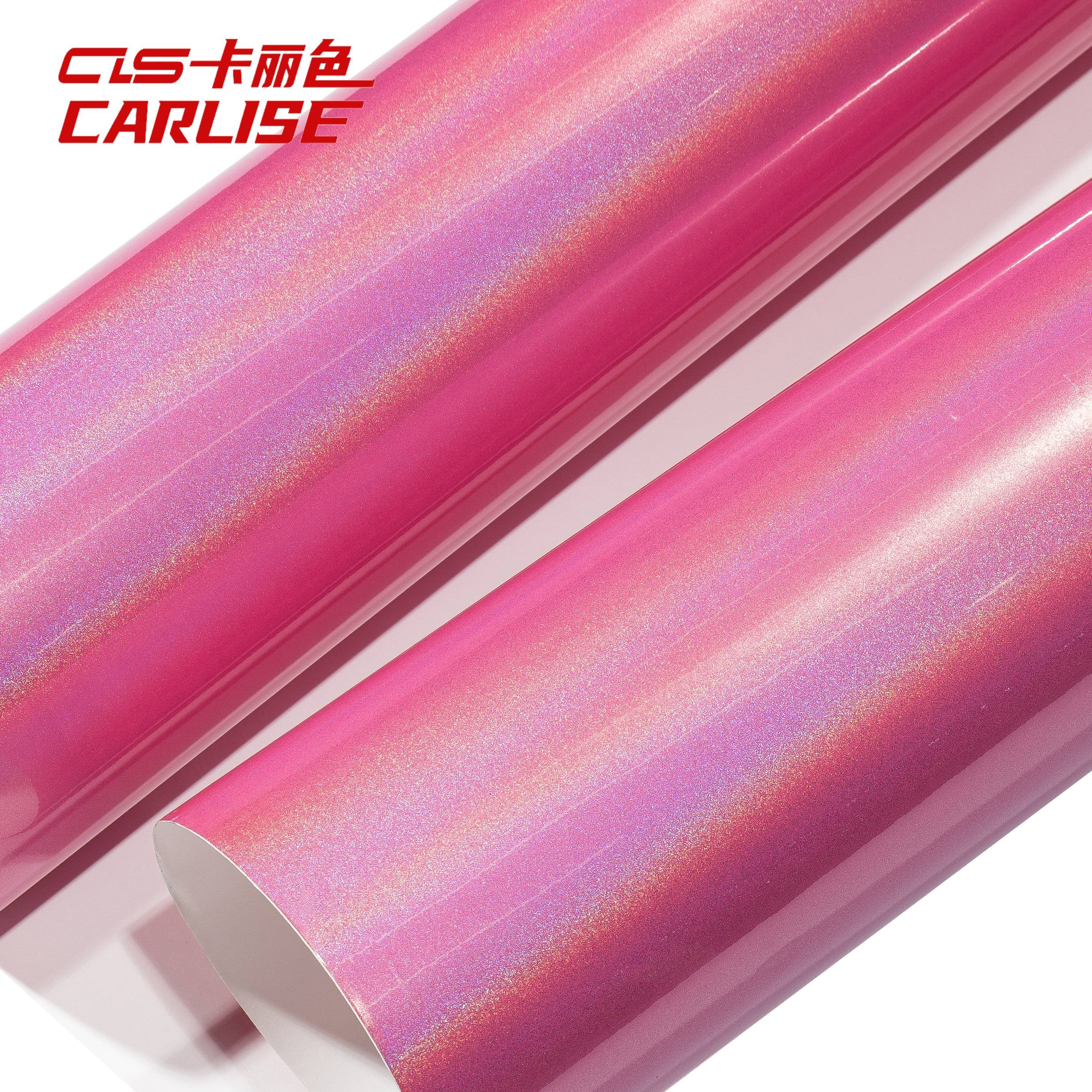 Seven-Color Rainbow Reflective Pink PET Paint Protection Film Car Window Protective Shield with PVC Car Film
