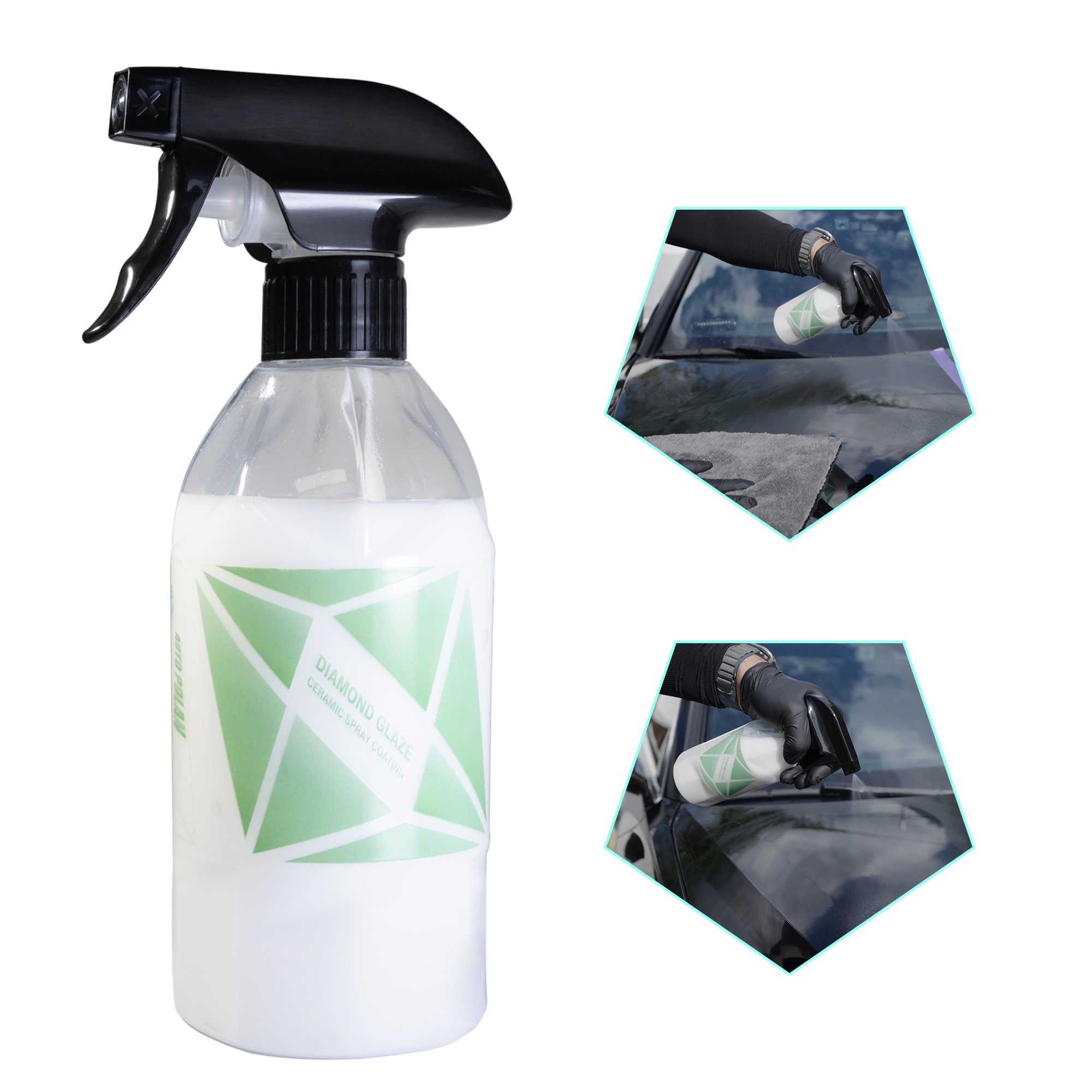 keep shine car ceramic coating SiO2 DIAMOND GLAZE ceramic spray coating High Hydropgobic color spray paint