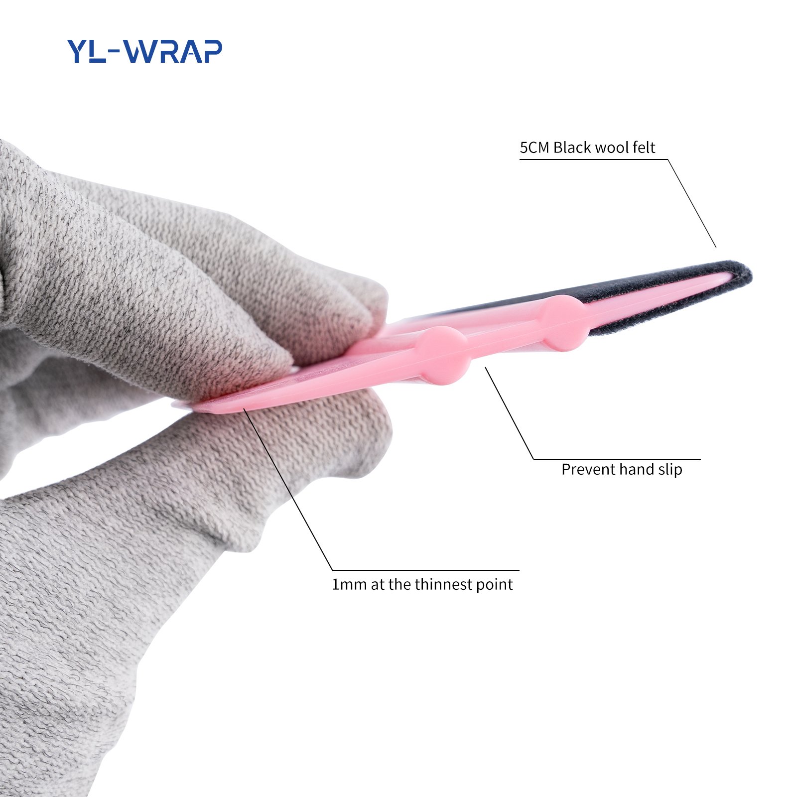 High Quality Window Tint Tool Squeegee for Wrap Car Wrap Tool Graphic Decal Felt Squeegee