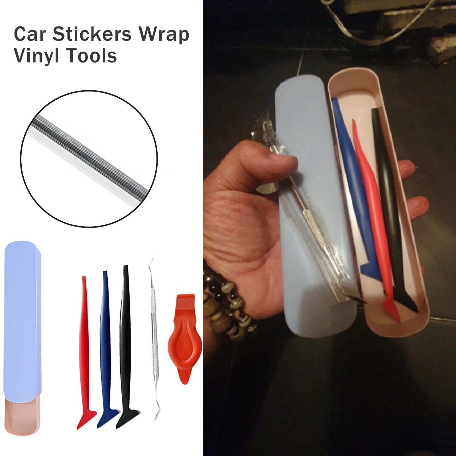 Car Stickers Hardness Wrap Vinyl Tools Micro Squeegee Scraper Car Micro Gasket Squeegee Car Film Wrapping Scraper Accessories