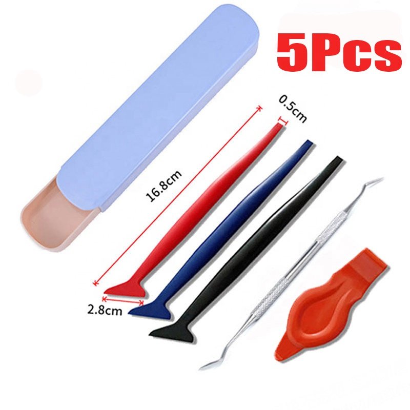 Car Stickers Hardness Wrap Vinyl Tools Micro Squeegee Scraper Car Micro Gasket Squeegee Car Film Wrapping Scraper Accessories