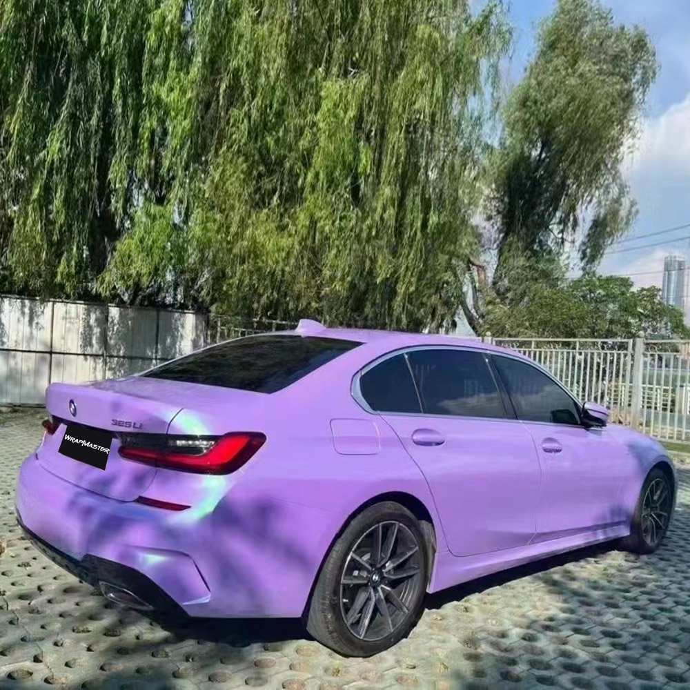 Wrapmaster Magic Twin Color Candy Purple Green Car Film Protection Auto Full Body Sticker Vehicle Wrapping Wrap