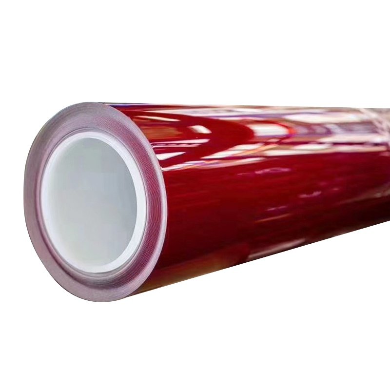 Red High Glossy Self Healing Anti Scratch TPU Car Paint Protection Film self-repair tpu car film