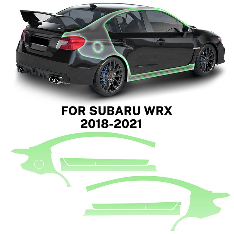 For Subaru WRX 2018 2019 2020 2021each part of the film TPU PPF pre-cut film scratchresistant self-healing transparent film