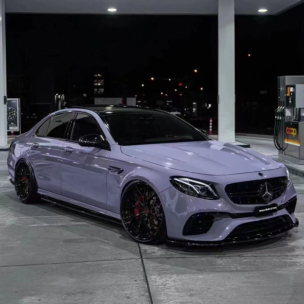 Privacy Protection Car Film Super Gloss PET Backing Victoria's Secret Purple Polymeric Vehicle Wrap Pricing