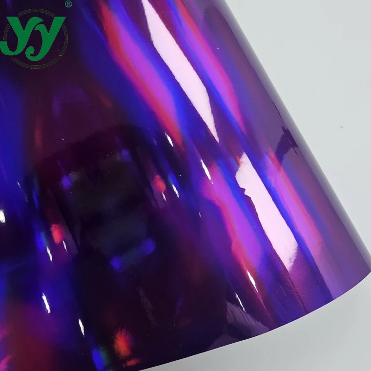 Car Wrap Vinyl High Glossy Holographic purple Vinyl Wrap Chrome Vinyl Accessories for Vehicles Car Film Cover