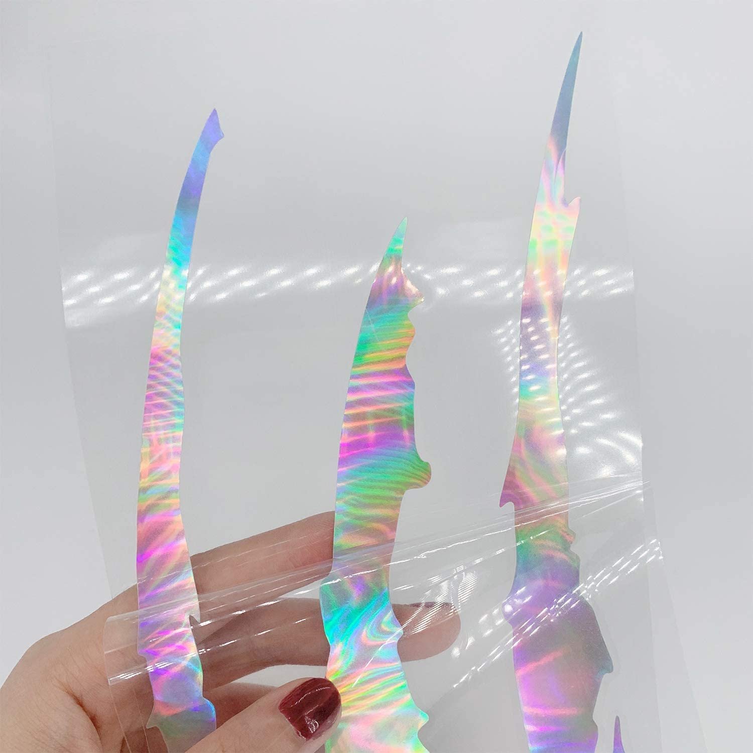 Car Vinyl Wrap Sticker Reflective Monster Claw Scratch Stripe Marks Decals Car Stickers