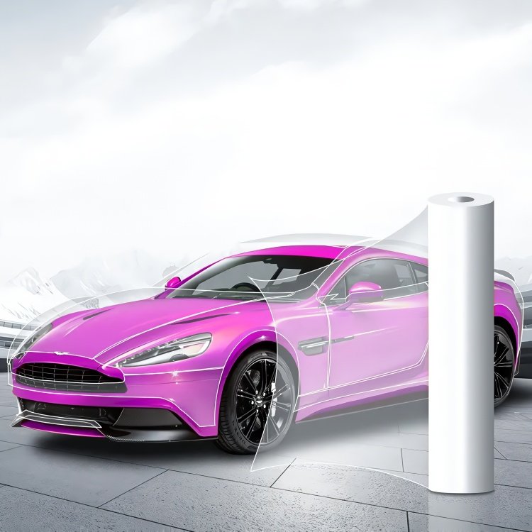 60"x50" Matte Clear TPU PPF Film Anti-Scratch & Anti-Fouling Car Body UV Proof & Self Healing Matte Matte Clear TPU Car Film