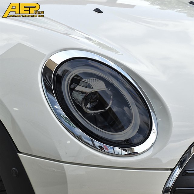 AEP TPU Transparent Light Black Car Headlight Protective Film For 2016-Present BMW MINI Cooper F54 Clubman JCW Accessories