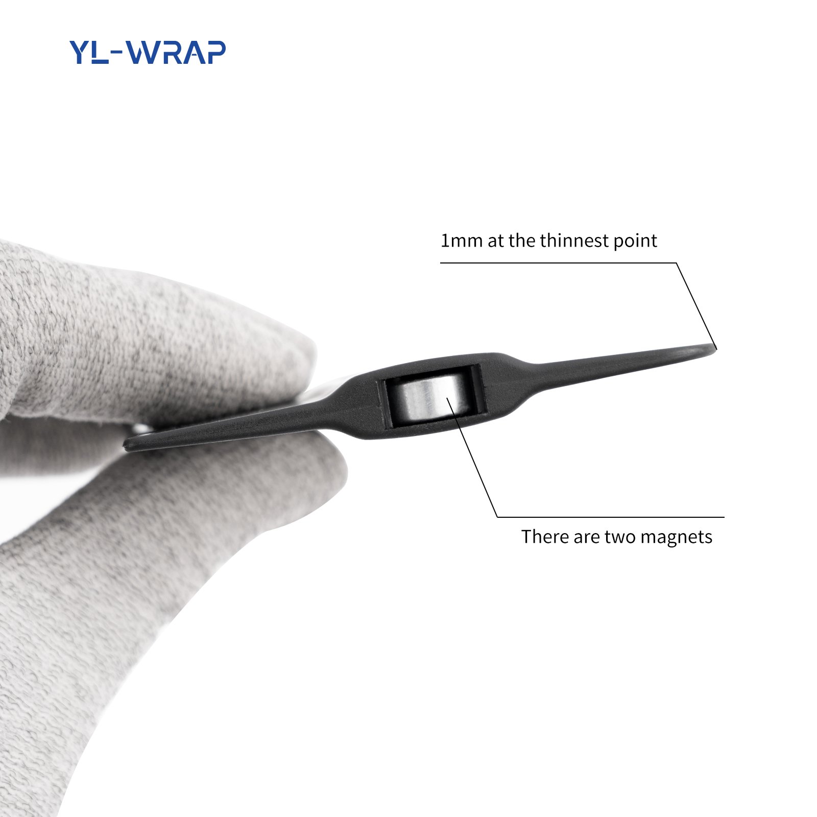 Good Quality Black Plastic magnetic Squeegee Car Wrap Tools Tint Squeegee for Car Body Wrap