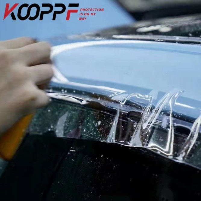 Anti Scratch Clear Self-repair Car Wrap Body Film Paint Protection Film Transparent PPF TPU 15m A4 Size OEM Box Tpu Spray Tank