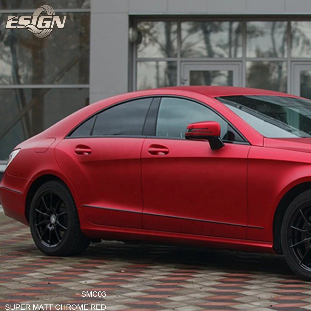 ICE FILM MATT RED Car Wrap Vinyl Roll for Full Car Wraps Long Durable Auto Wrap Vinyl Full Roll 152cmx2000 Waterproof