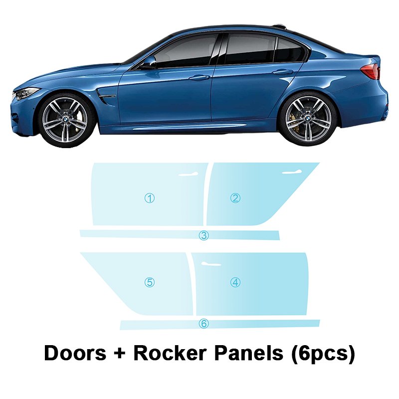 For BMW M3 Sedan CS F80 2014-2019 pre-cut film TPU PPF pre-cut car film anti-scratch self-repairing transparent film