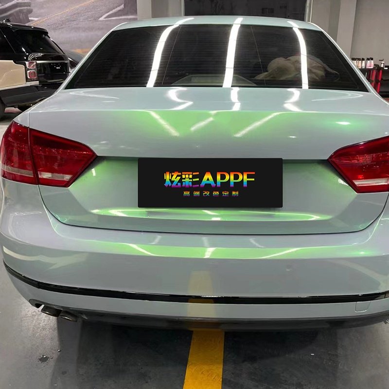 New Trend Colorful Color Change Film Vinyl Glossy Car Film Sticker Series Two-Tone Dream Turquoise Green For Car Body