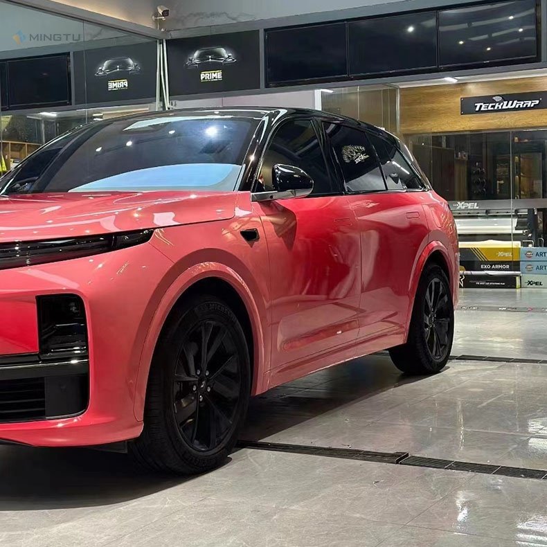 Mingtu Manufacturer alcantara COLOR CHANGING Film Glossy Color Car Films Auto Car Sticker Wrap Vehicle car Wrap Vinyl