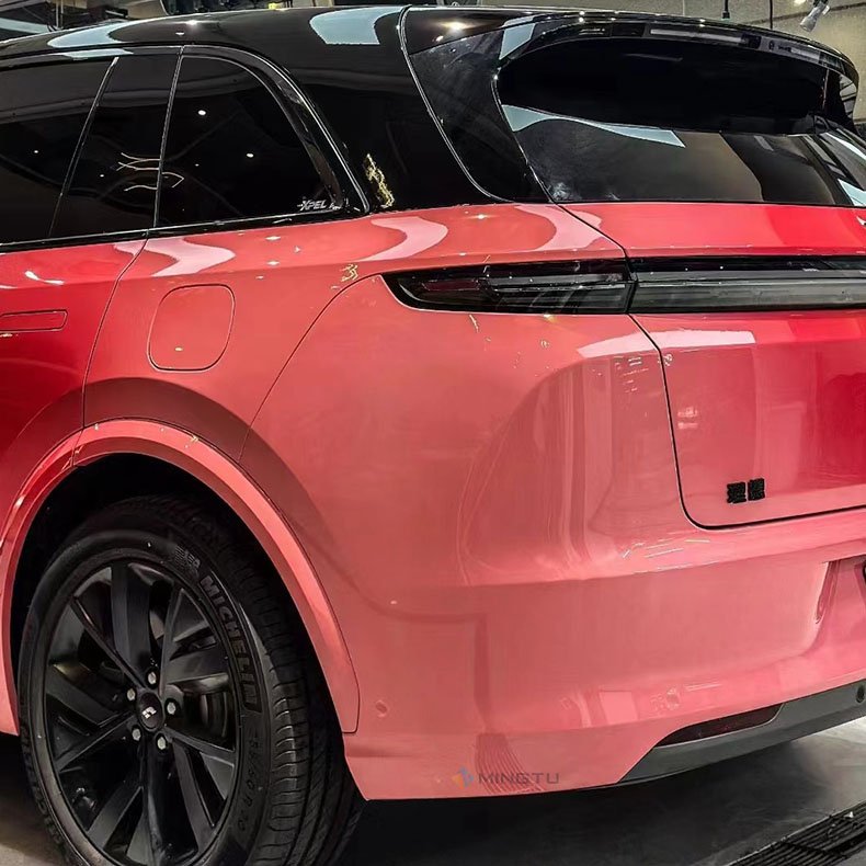 Mingtu Manufacturer alcantara COLOR CHANGING Film Glossy Color Car Films Auto Car Sticker Wrap Vehicle car Wrap Vinyl