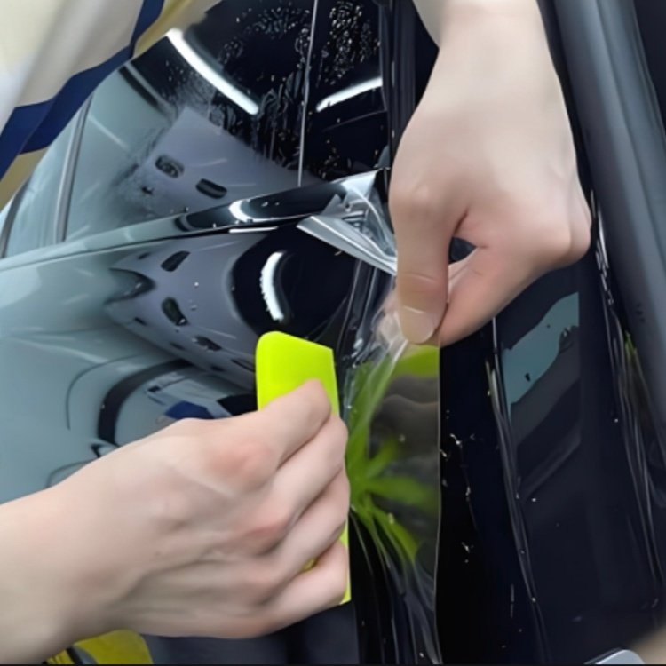 High Quality 10Mil Clear Glossy TPU Car Body Paint Protection Film Self-Healing&Anti-Scratch Features Transparent Car Film